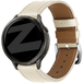 Bandz Deluxe Bracelet en cuir pour Garmin Approach S40 (Beige)