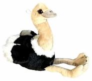 DUBI Struisvogel avec breloque, 20 cm