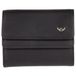 Golden Head Leren portemonnee Polo RFID Protect Überschlagbörse 1176 Schwarz zwart
