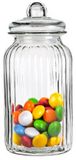 Alessandro Snoeppot/voorraadpot - met deksel - luchtdicht - glas - 1300 ml - D11 x H22 cm