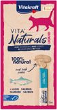 Vitakraft Vita Naturals Liquid Snack - Kattensnack - Zalm 5 stuks