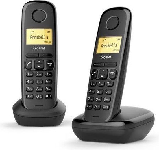 Gigaset A170 Duo - DECT telefoonset - Zwart