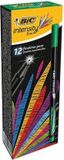 BIC Intensity Fine Groen Balpen 12 Stuks