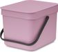 Brabantia Sort & Go Prullenbak - 6 l - Lilac Pink