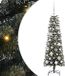 vidaXL Sapin de Noël artificiel avec 150 LED Vert 120 cm PVC et Plastique et Acier
