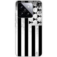 Xiaomi 14 Bretagne vlag siliconen hoesje