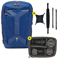 NYA-EVO NYA-EVO Fjord 26 Adventure camera backpack Midnight Blue+ Sport Package + Removable Camera Insert Small