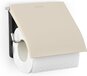 Brabantia ReNew WC Rolhouder - Soft Beige - Met Klep - Hangend - Zonder boren