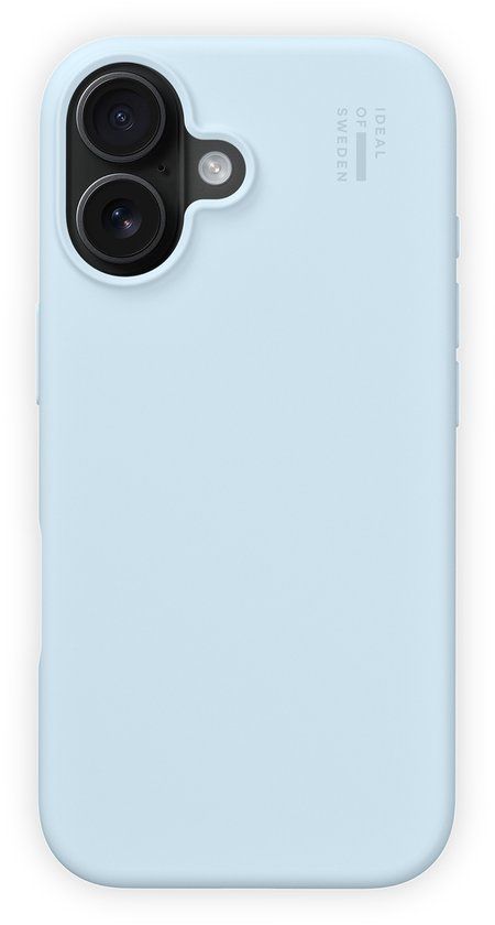 iDeal of Sweden Silicone Case met MagSafe voor de Apple iPhone 16 - Light Blue