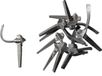 Nature Takkengeleiders - Klim-En Geleide Artikel - 1.1x3.8x3.5 cm Metallic 10 stuks