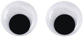 Rayher hobby materialen Wiebel oogjes - 10x stuks - googly eyes - 15 mm - Plastic - beweegbare oogjes