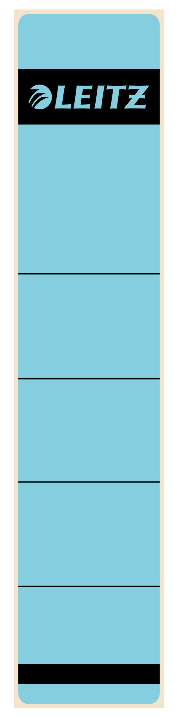 Leitz Rugetiketten - Zelfklevend - 191 x 39 mm - Blauw
