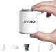 Luvego Mini Luchtcompressor & Luchtbed Pomp - Oplaadbare 3-in-1 Draagbare Luchtpomp met 400LM Lantaarn