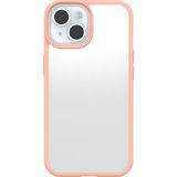 OtterBox Telefoonhoes voor iPhone 15 (niet voor andere modellen), ultradun, zakvriendelijk, verhoogde randen beschermen camera en scherm, compatibel met draadloos opladen, perzik (Peach Perfect)