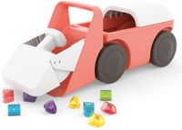 Chillafish Loopauto 1 jaar met 10 speelblokken - Roze