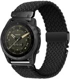 By Qubix Qubix - Braided Nylon Watch Strap for Garmin 26mm Quickfit - Black