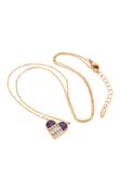 NAEMI Ketting goud / lila