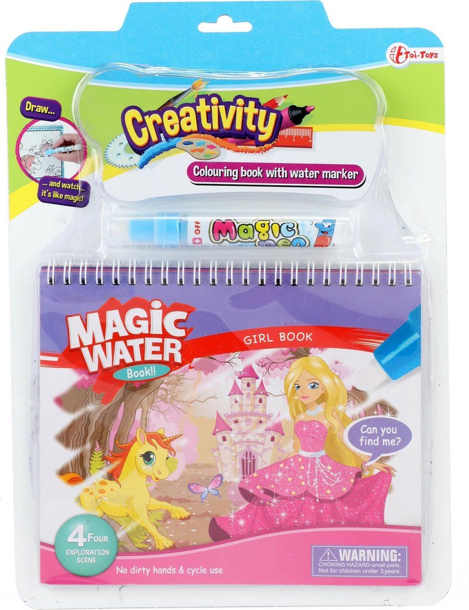 Toi-Toys Kleurboek Princess Meisjes 20 X 25 Cm Papier 2-delig