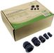 Quadrios 2009CA107 Wartel assortiment PA66 Zwart (RAL 9005) 1 set(s)