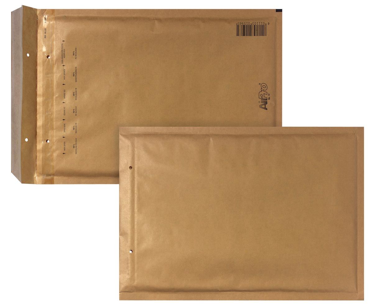 Airpro Bong luchtkussenenveloppen ft 180 x 265 mm met stripsluiting bruin doos van 100 stuks