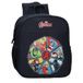 Joumma Marvel Avengers To The Power rugzak voor kleuterschool, zwart, 21 x 25 x 10 cm, polyester, 5,25 l