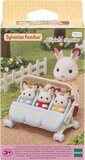 Sylvanian Families 5533 - Wandelwagen voor Drieling Poppen - Accessoire Set