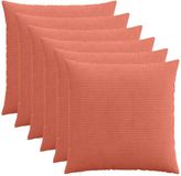 vidaXL - Kussensloop - 6 stuks - HEERLEN - Rood-oranje - 70 x 70 cm - Katoensatijn