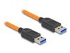 DeLOCK 87962 USB-kabel 1 m USB A 5 Gbit/s 100 W Zwart
