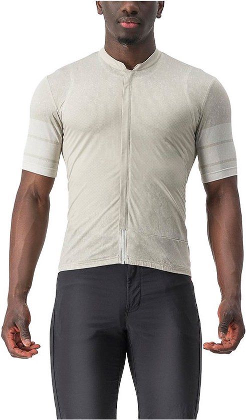 Castelli Unlimited Terra Jersey - Men - Travertine Grey - Size L - Short Sleeve - 2023
