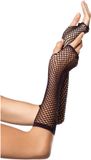 Leg Avenue Triangle Net Fingerless Gloves