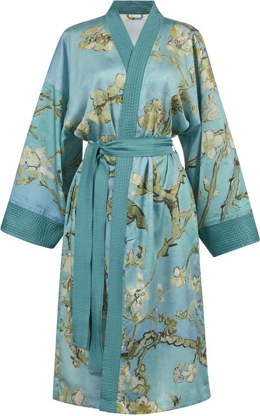 Beddinghouse x Van Gogh Museum Almond Blossom Kimono - S/M - Blauw