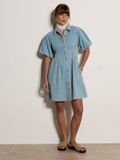 Apricot Katoenen denim shirt mini-jurk
