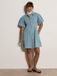 Apricot Katoenen denim shirt mini-jurk