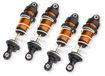 Traxxas Stoßdämpfer, GTR Lang, Orange-Eloxiert, PTFE-beschichtete Gehäuse mit TiN-Wellen (montiert mit Federn) (4) (TRX-10765-ORNG)