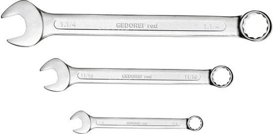 Gedore RED 3301043 R09115016 Ring-steeksleutelset 16-delig