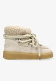 Shabbies Amsterdam Senna Lana Sneaker Wool Fur Gebroken Wit - Maat 37