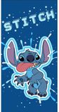 Lilo en Stitch Bol Stitch strandlaken funny 70 x 140 cm - Polyester - blauw