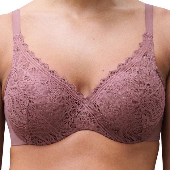 Chantelle Floral Touch beugel-bh 90D rose de bois