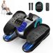 MERACH Mini Ellipsietrainer & Stepper – compacte crosstrainer met 12 snelheden, LCD-display, ruimtebesparend, fitnessapparaat voor thuisgebruik, ideaal voor benen en billen
