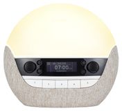 Réveil - Simulation de lever de soleil - Radio FM et haut-parleur Bluetooth - Peu de lumière bleue