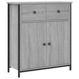 VidaXL Dressoir, grijs Sonoma, 70x30x80 cm, houtvezel