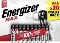 Energizer MAX AAA Batterijen - 20 Stuks - Alkaline Batterij - 1.5V
