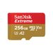 SanDisk Extreme 256Go MicroSDXC - 190Mo/s Lecture, 130Mo/s Écriture - A2