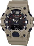 Casio HDC-700-3A3VEF Mannen Polshorloge Analoog Digitaal Kunststof Crème