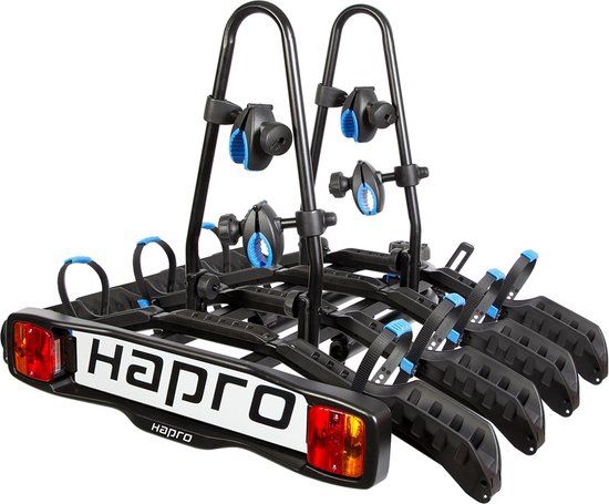 Hapro Atlas Active IV 4F Fietsendrager - 4 Fietsen - Inklapbaar - 7-Polig