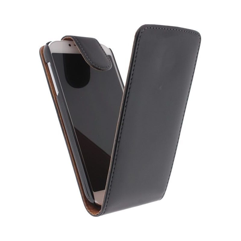 Xccess Leather Flip Case Samsung Galaxy Core Prime Zwart