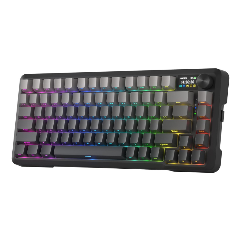 Redragon K724 PRO Draadloos Gasket Gaming Hot-Swap Zuidgericht RGB-aansluiting, Gradient PBT Keycaps-toetsenbord