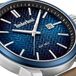 Timberland ILG of Switzerland AG Datum horloge Henniker II Heren Polshorloge Blauw/Bruin Leer Quartz Mineraalglas 44mm 5 ATM