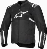 Alpinestars T-Sps Air V2 Motorfiets textieljas - Zwart/wit - 4XL