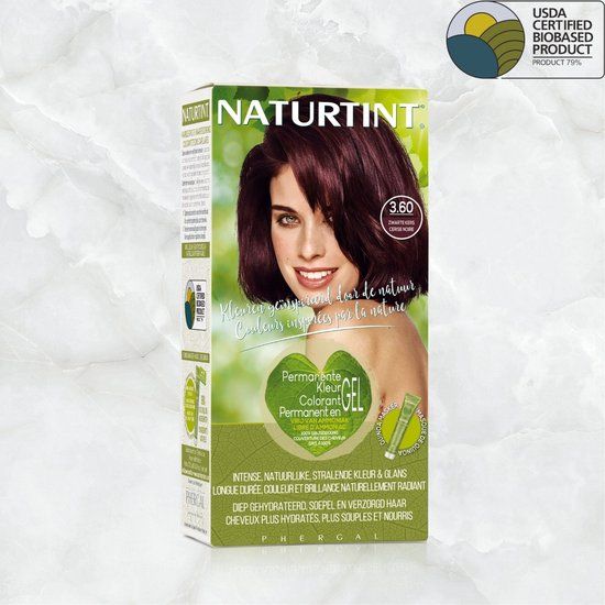 Naturtint Haarkleuring 3.60 Zwarte Kers - 170ml - Vegan - Ammoniakvrij - BioBased Certified - Microplastic FREE